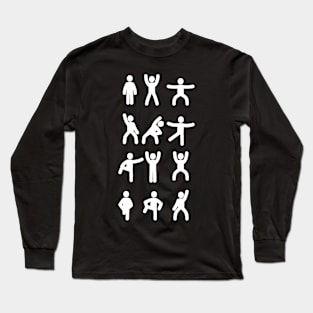 Sports Stickman Long Sleeve T-Shirt